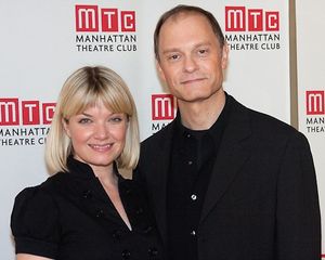 Mary Catherine Garrison and David Hyde Pierce Photo