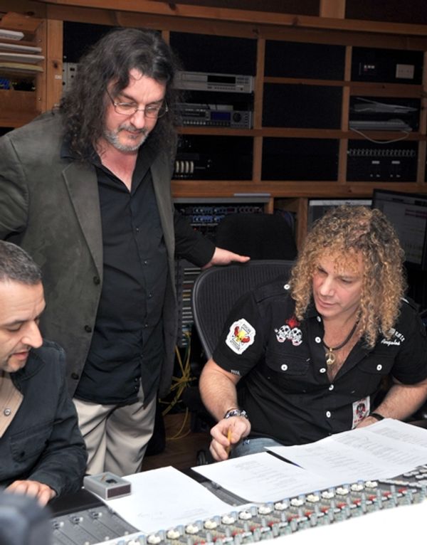 Joe DiPietro & Doug Katsaros and David Bryan

 Photo