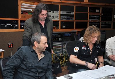 Joe DiPietro & Doug Katsaros and David Bryan

 Photo