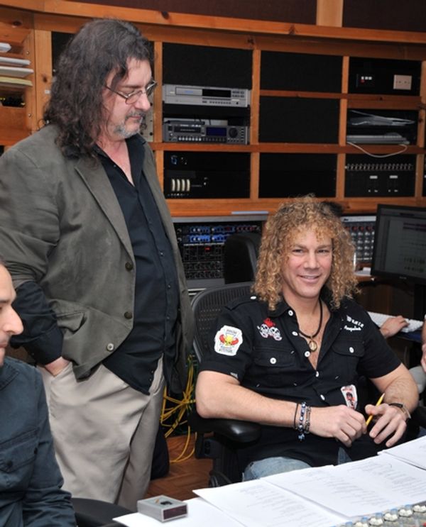 Joe DiPietro & Doug Katsaros and David Bryan

 Photo