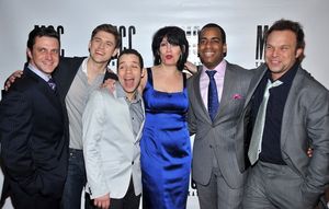 Raul Esparza, Aaron Tveit, Robin de Jesus, Beth Leavel, Daniel Breaker and Norbert Le Photo