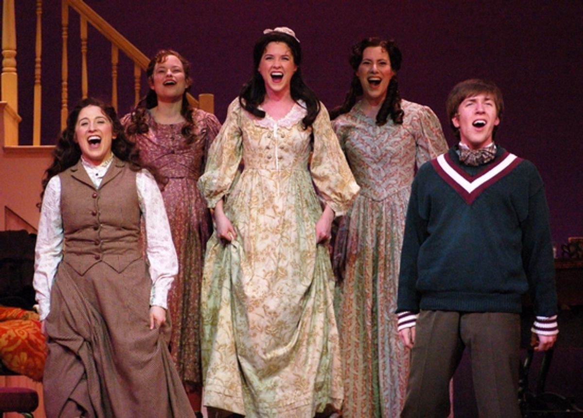 Sara Sheperd, Kally Duling, Amber Ward, Kim Carson and Artie Sievers at 