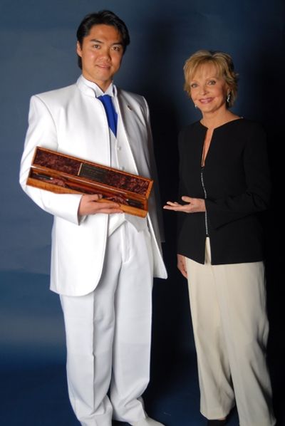 Shoot Ogawa and Florence Henderson Photo