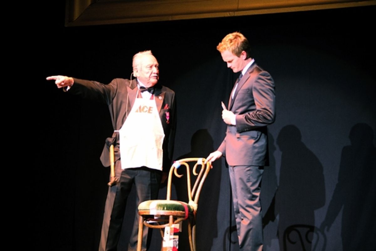 Milt Larsen and Neil Patrick Harris at 