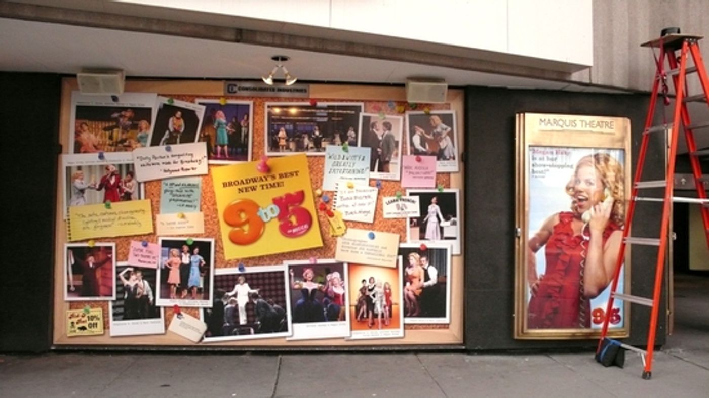 Photo Coverage: ' 9 To 5 - THE MUSICAL' Marquee at the Marquis!  Image
