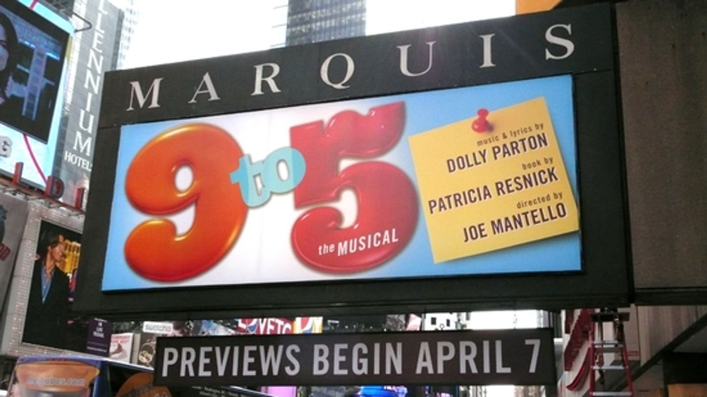 Photo Coverage: ' 9 To 5 - THE MUSICAL' Marquee at the Marquis!  Image