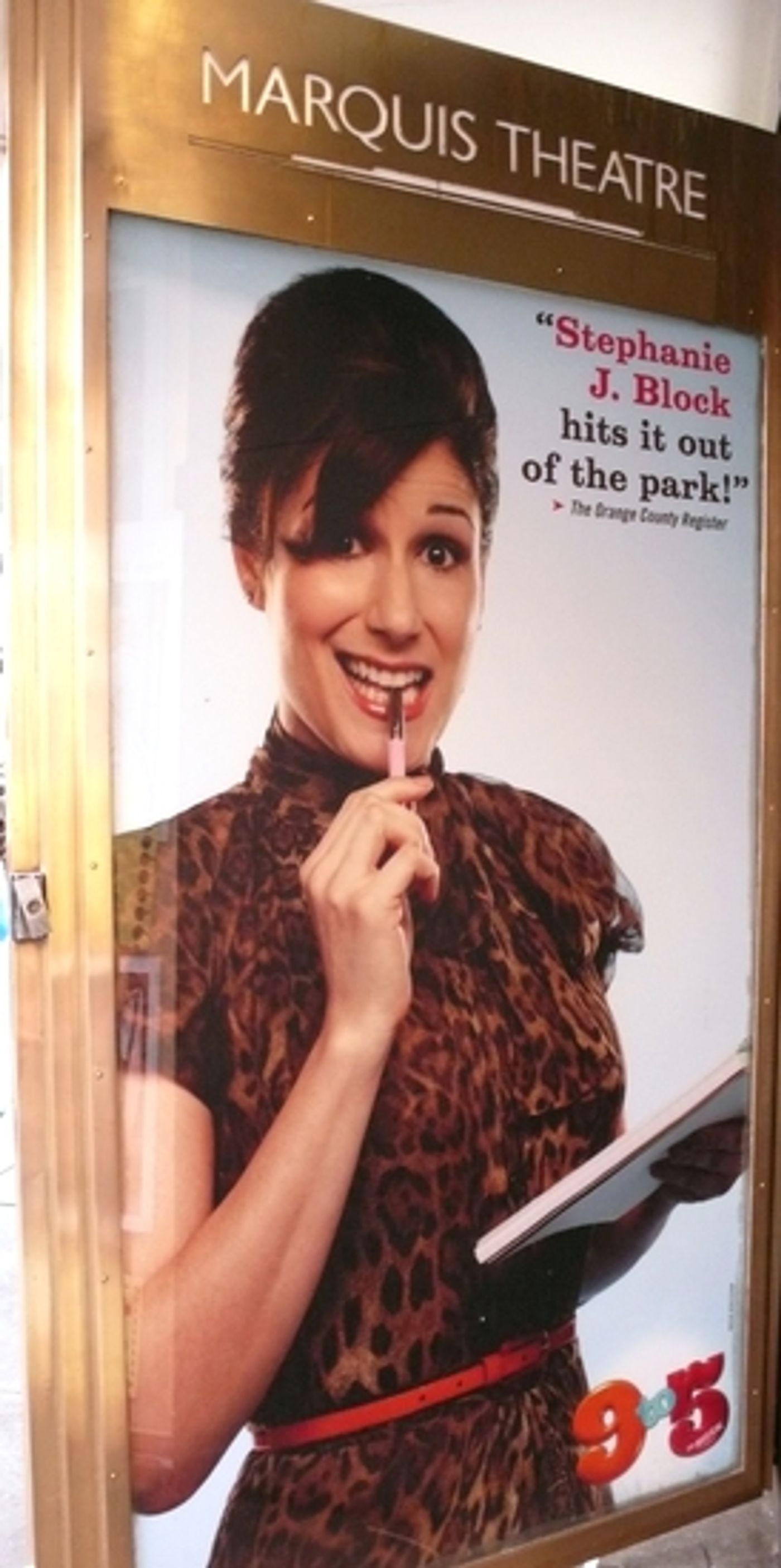 Photo Coverage: ' 9 To 5 - THE MUSICAL' Marquee at the Marquis!  Image