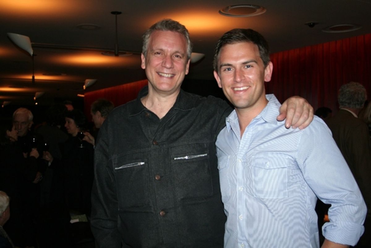 Rick Elice and Daniel Reichard at 