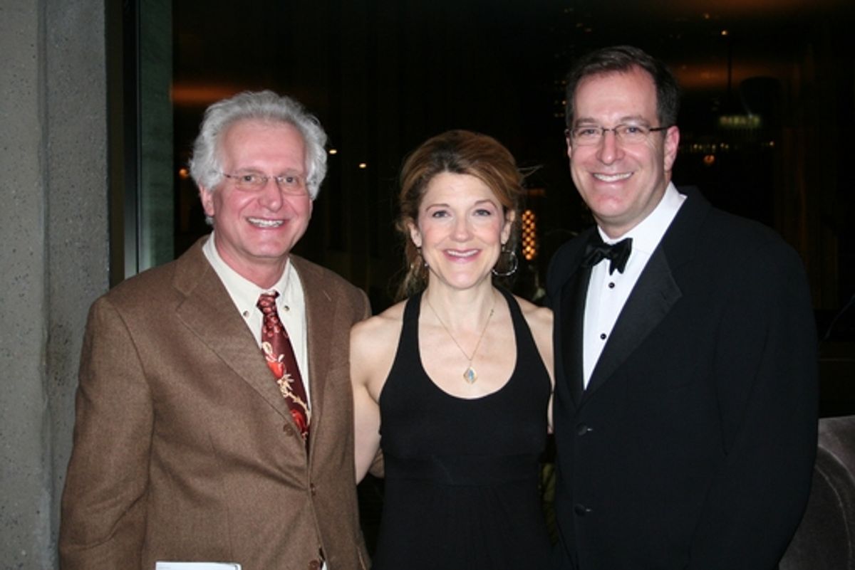 Jack Viertel. Victoria Clark and Ted Sperling at 