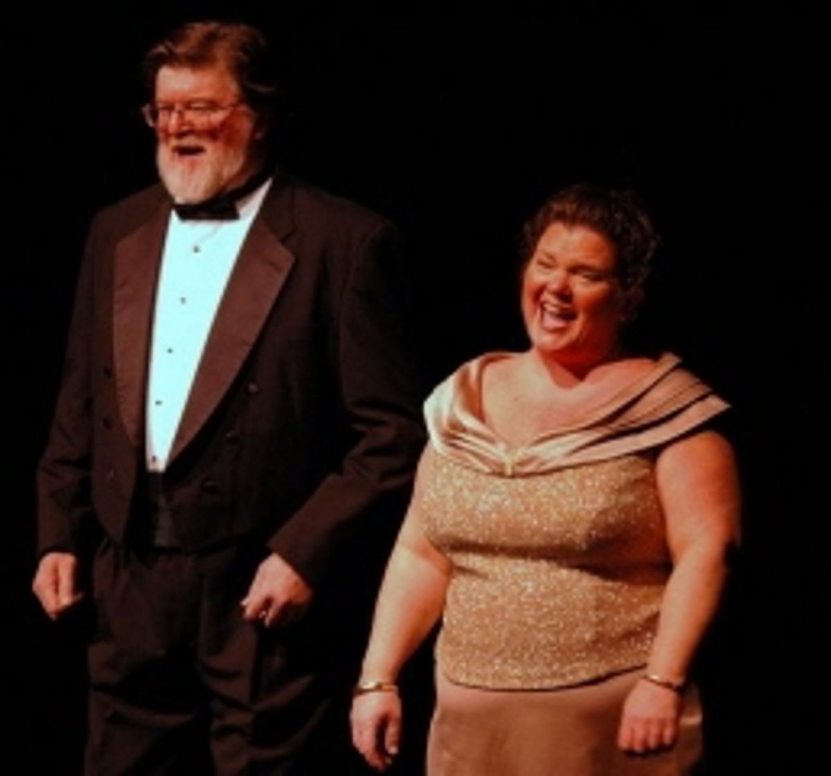 Sing-a-long leaders Al Feetham and Jane Corrigan at 
