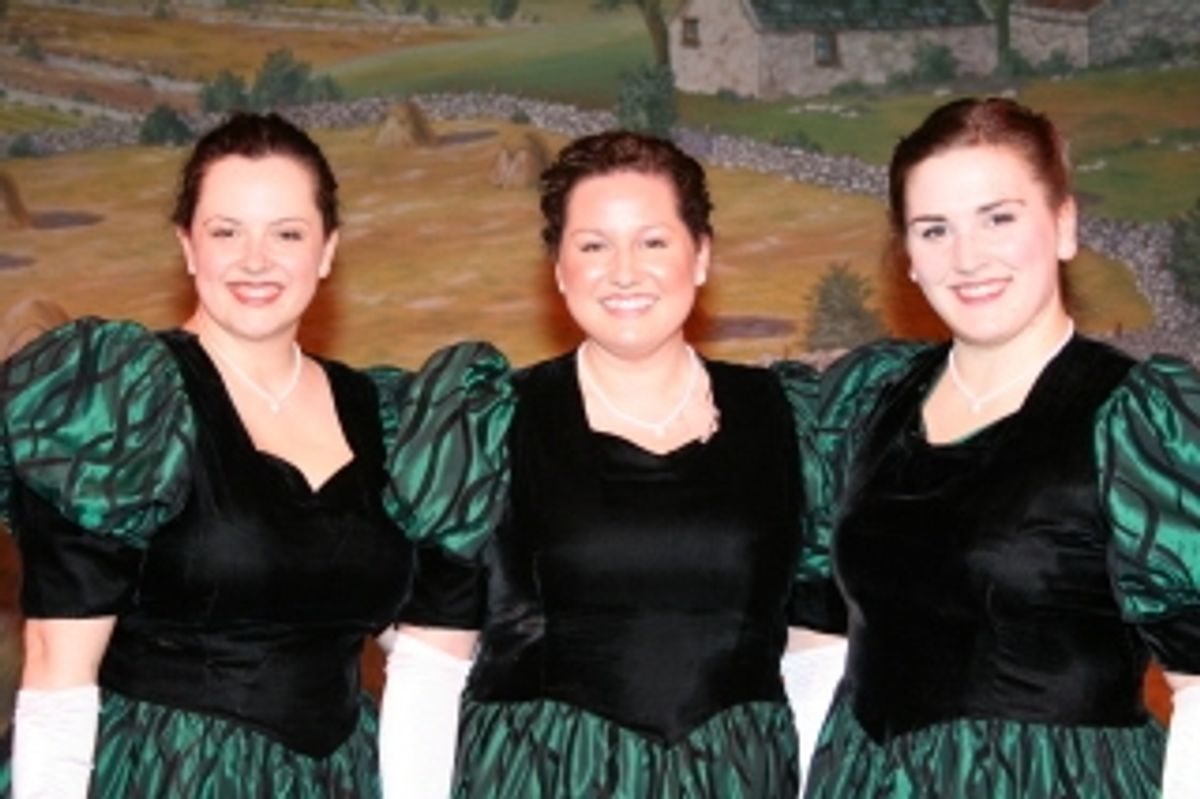 Soloists Katie Ford, Cara Green and Angela Richardson at 