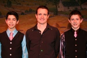 Liam Harney and members of the Harney Academy of Irish Dancing Photo