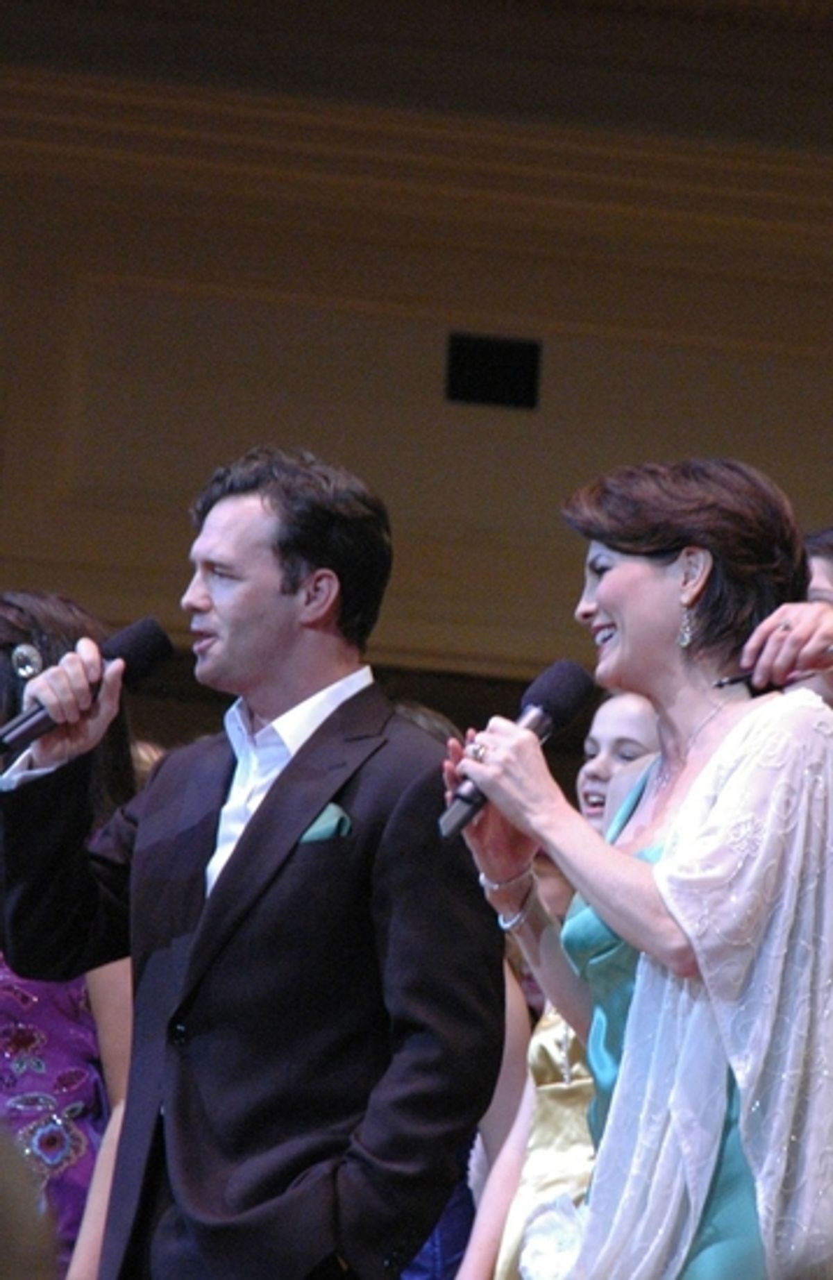 Ciaran Sheehan and Gay Willis at 'A Great Night for the Irish' at Carnegie Hall
