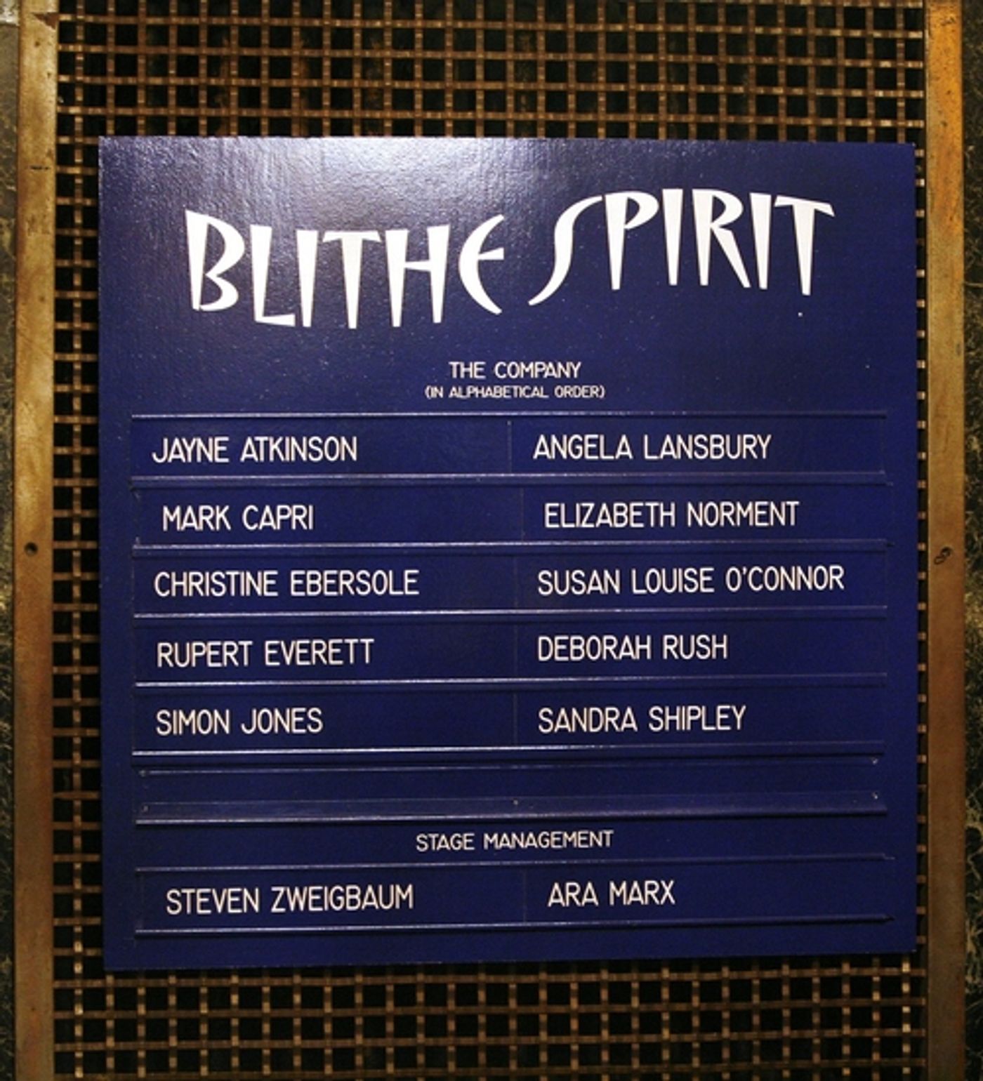 Photo Coverage: 'Blithe Spirit' Opening Night on Broadway Curtain Call!  Image
