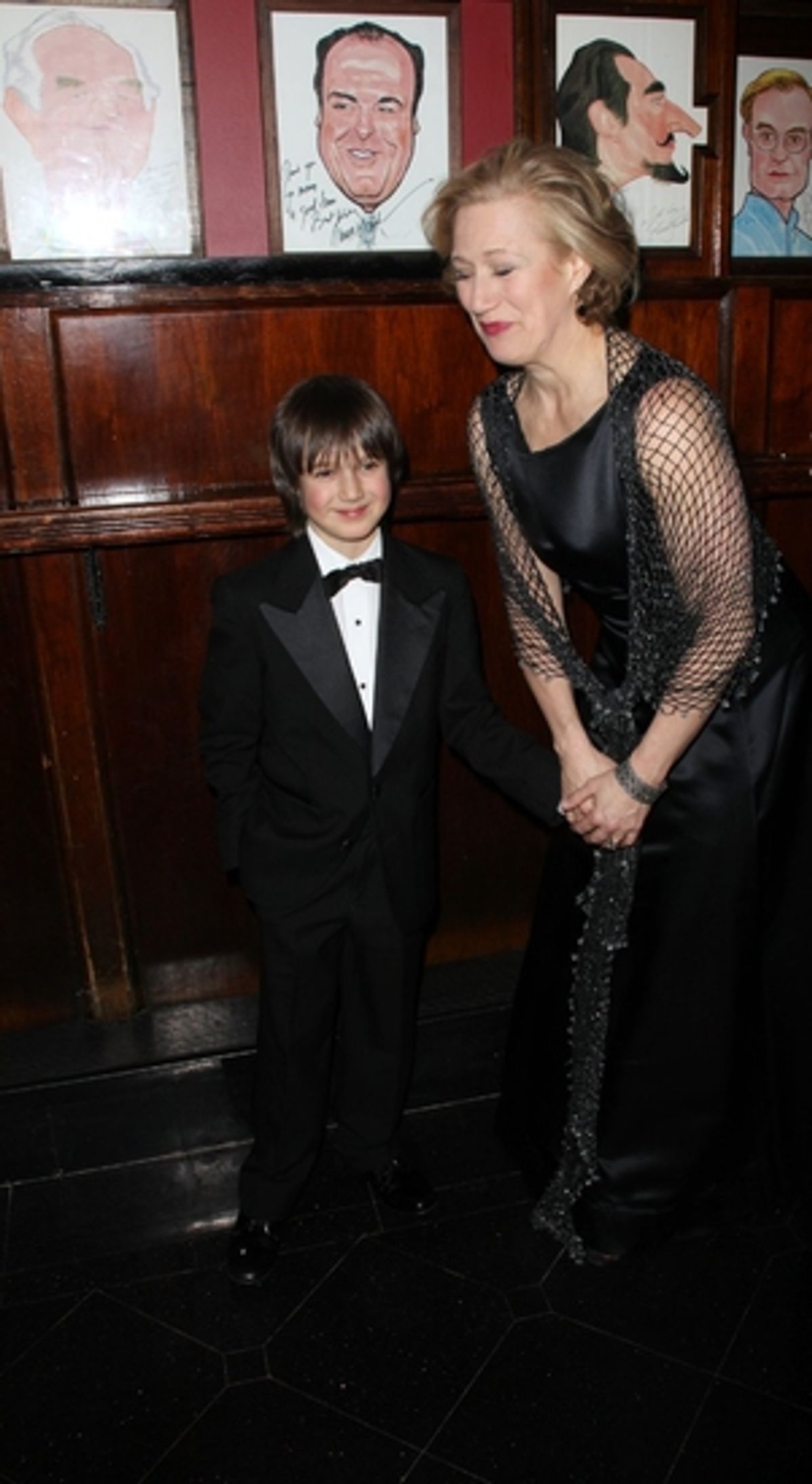 Jayne Atkinson & Her Son

 at 