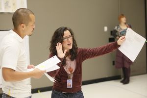 Arthur Acuna and Director Lisa Portes Photo