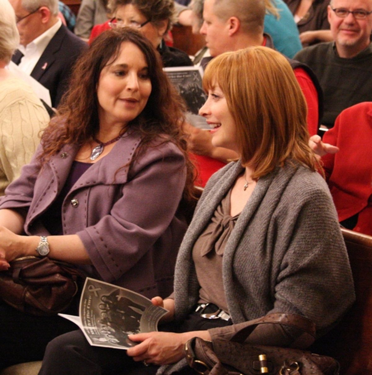 Sharon Lawrence and Friend at 