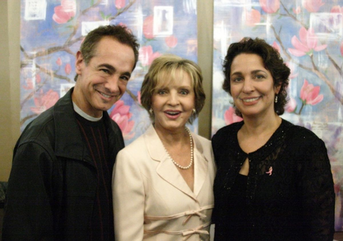 Jason Graae, Florence Henderson and Vox Artistic Director, Dr. Iris Levine at 