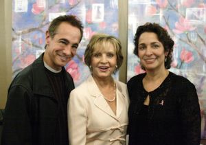  Jason Graae, Florence Henderson and Vox Artistic Director, Dr. Iris Levine Photo