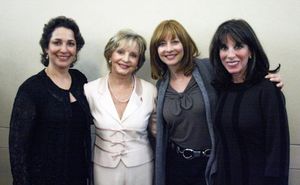 Dr. Iris Levine, Florence Henderson, Sharon Lawrence and Kate Linder Photo
