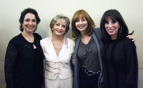 Dr. Iris Levine, Florence Henderson, Sharon Lawrence and Kate Linder Photo