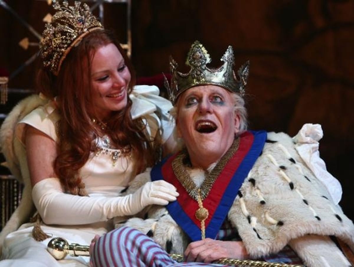 Lauren Ambrose and Geoffrey Rush

 at 