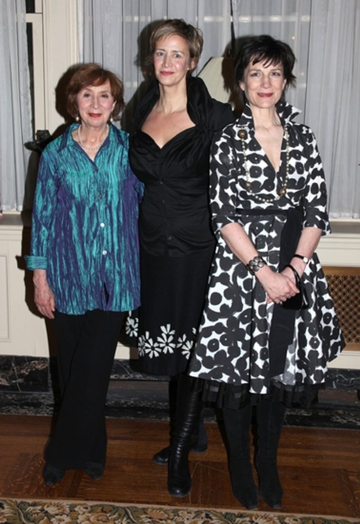 Maria Tucci, Janet McTeer and Harriet Walter

 at 