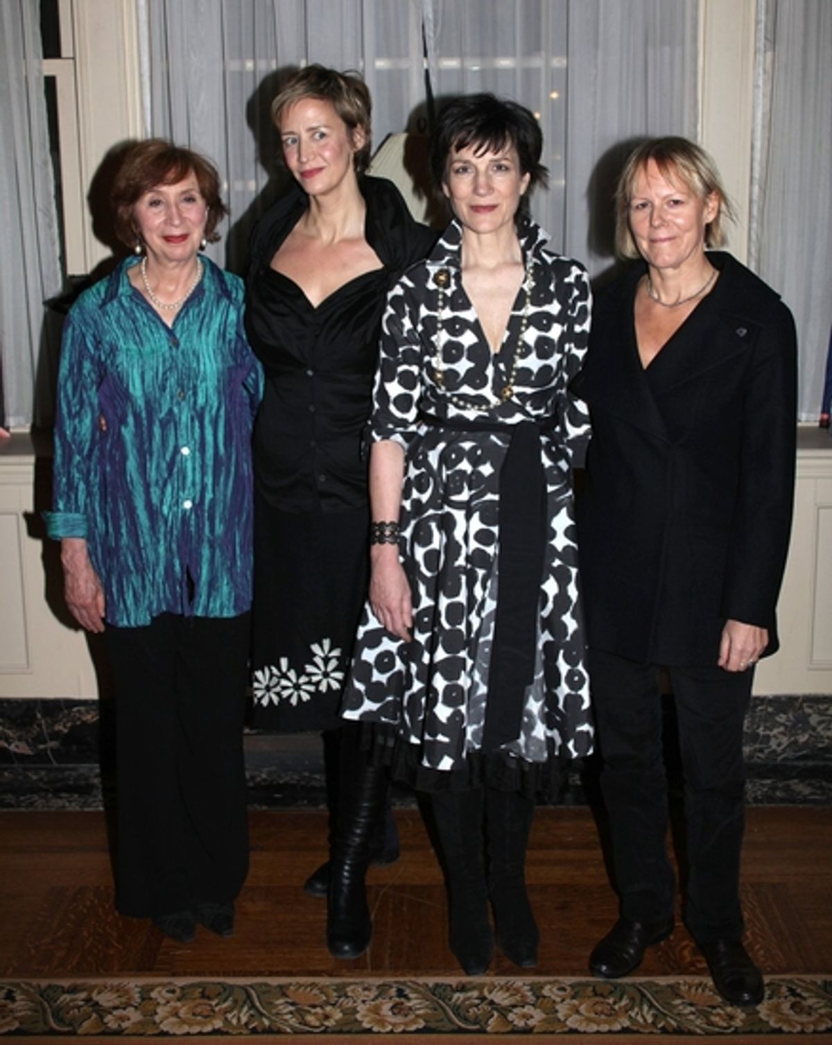 Maria Tucci, Janet McTeer, Harriet Walter and Phyllida Lloyd

 at 