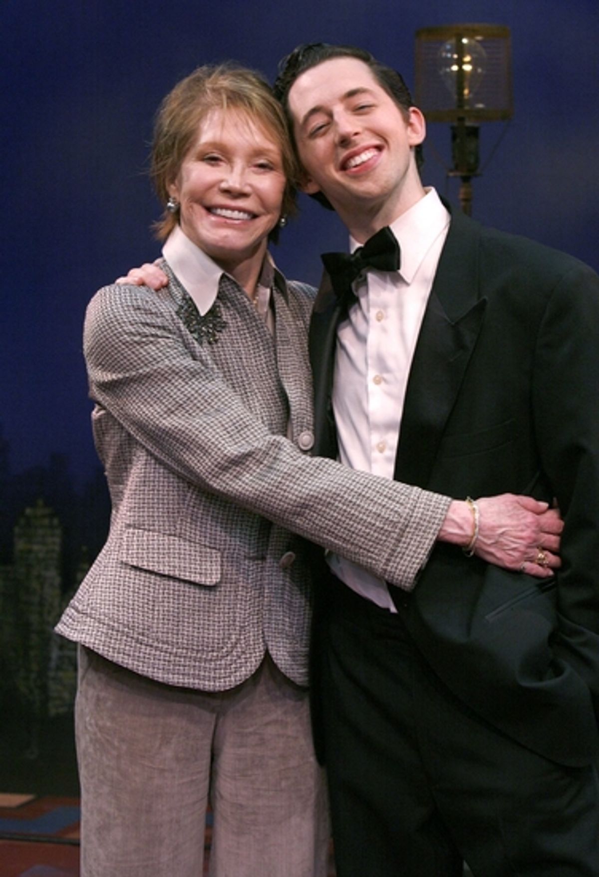 Mary Tyler Moore and Josh Grisetti

 at 