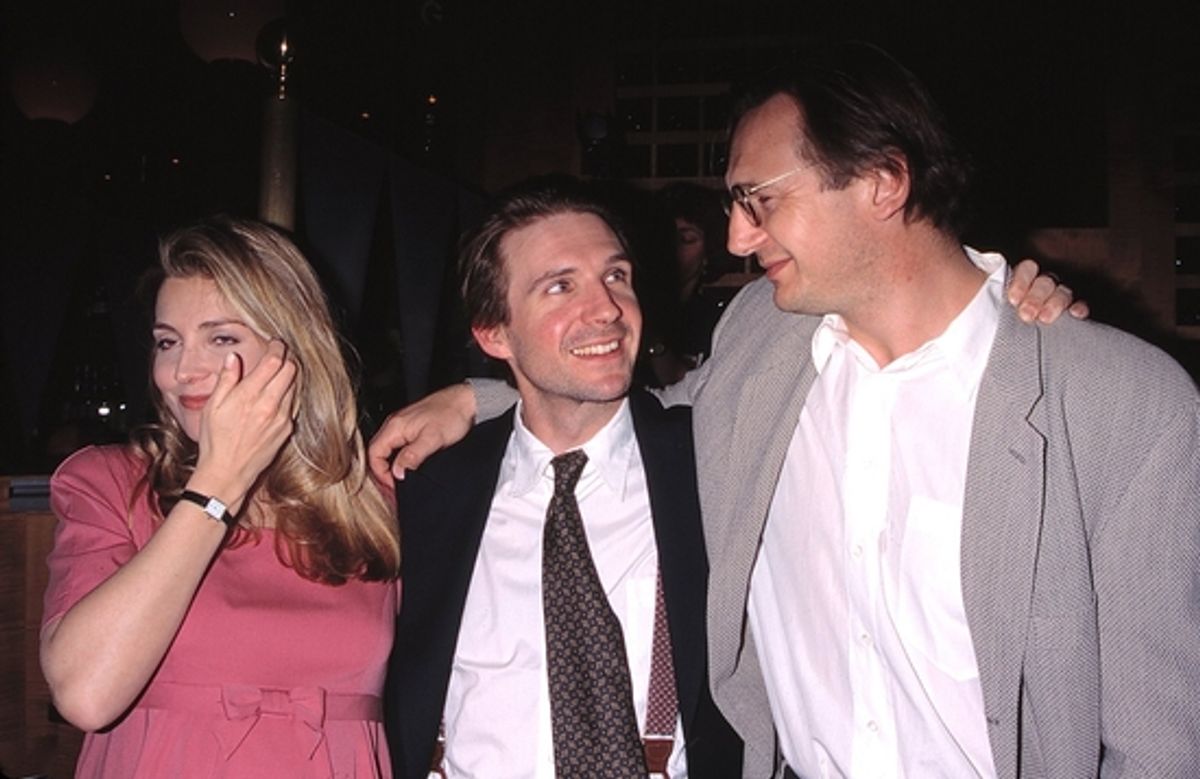 Natasha Richardson with Ralph Fiennes and Liam Neeson

 at 