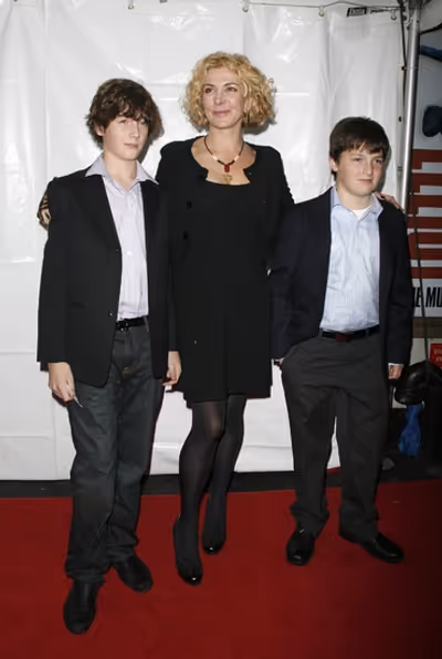 Natasha Richardson with her sons Photo