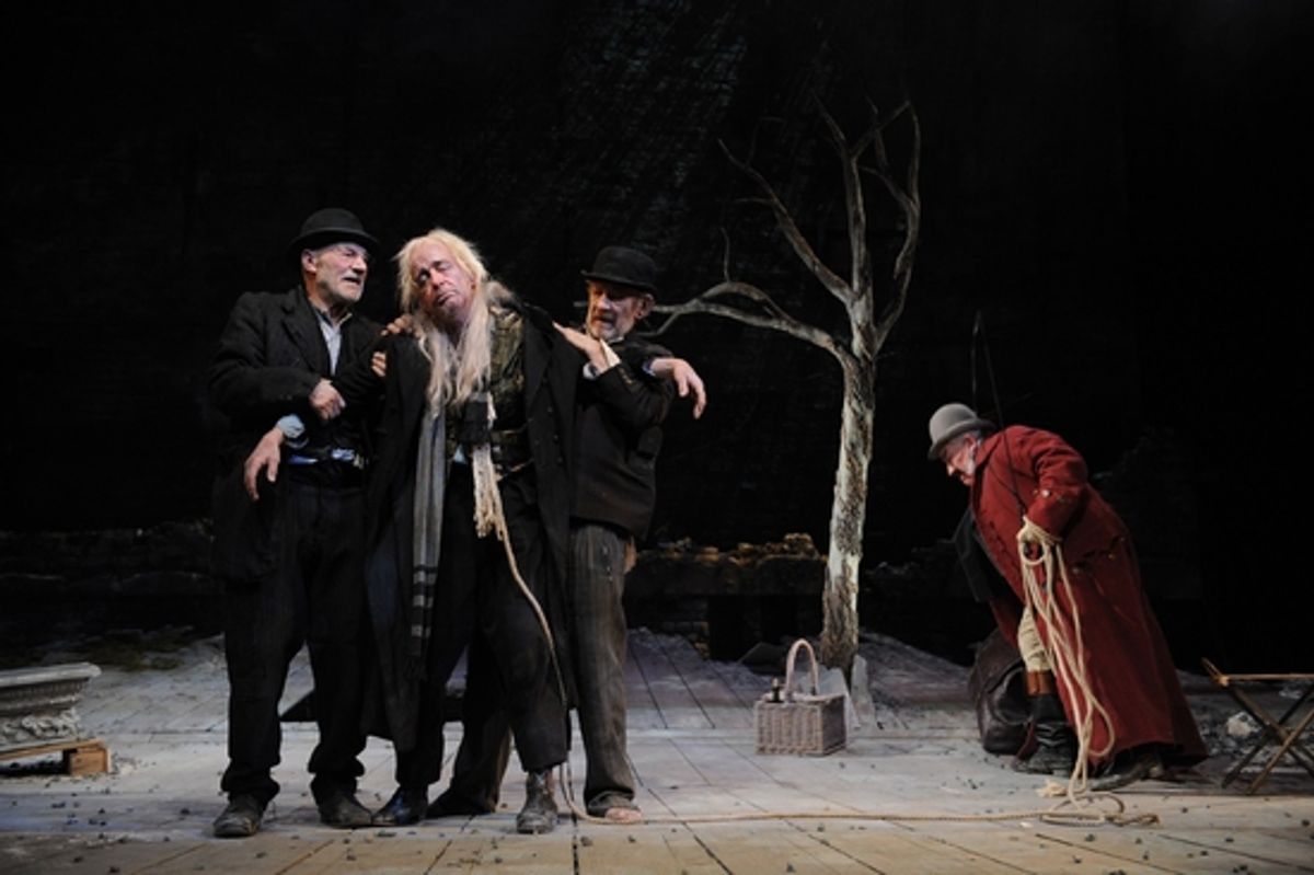 Ian McKellen, Ronald Pickup, Patrick Stewart and Simon Callow at 