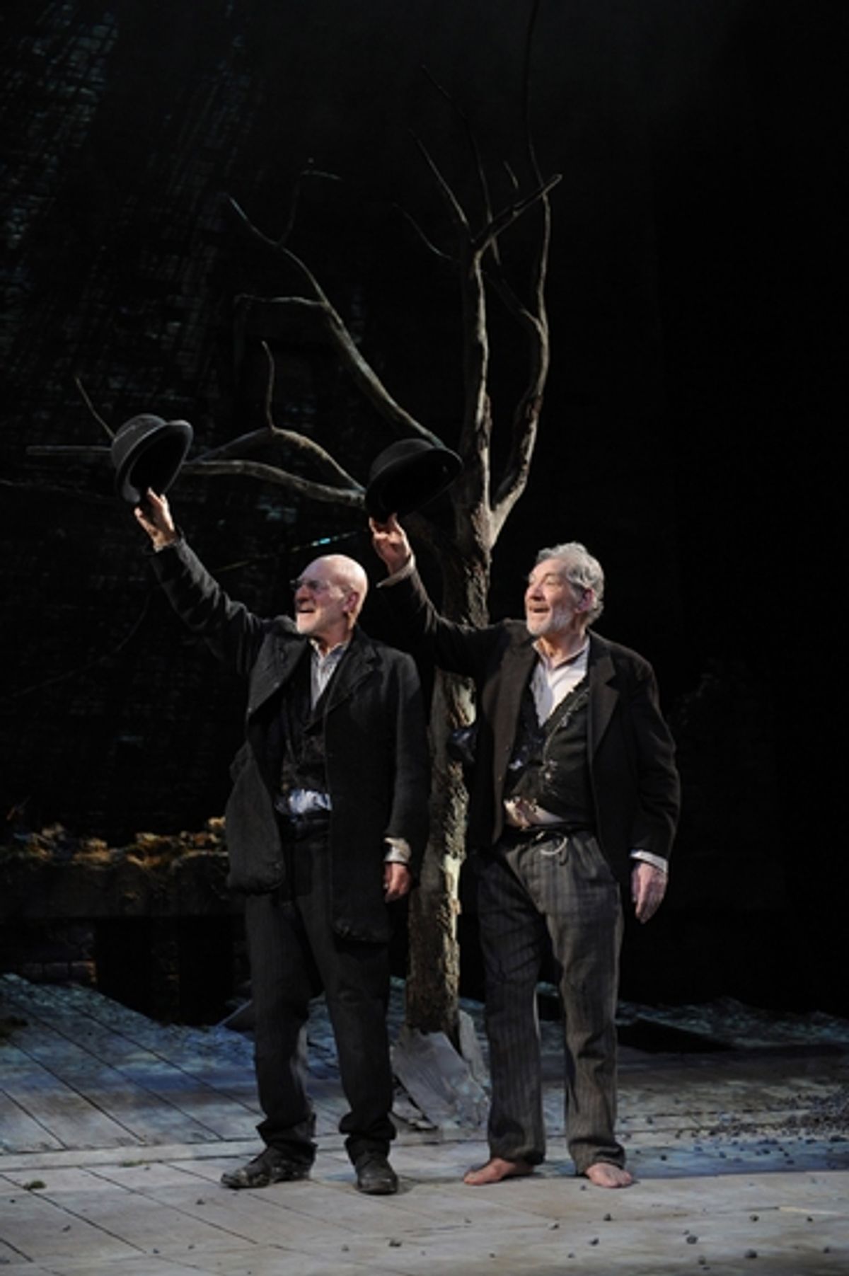 Patrick Stewart and Ian McKellen at 
