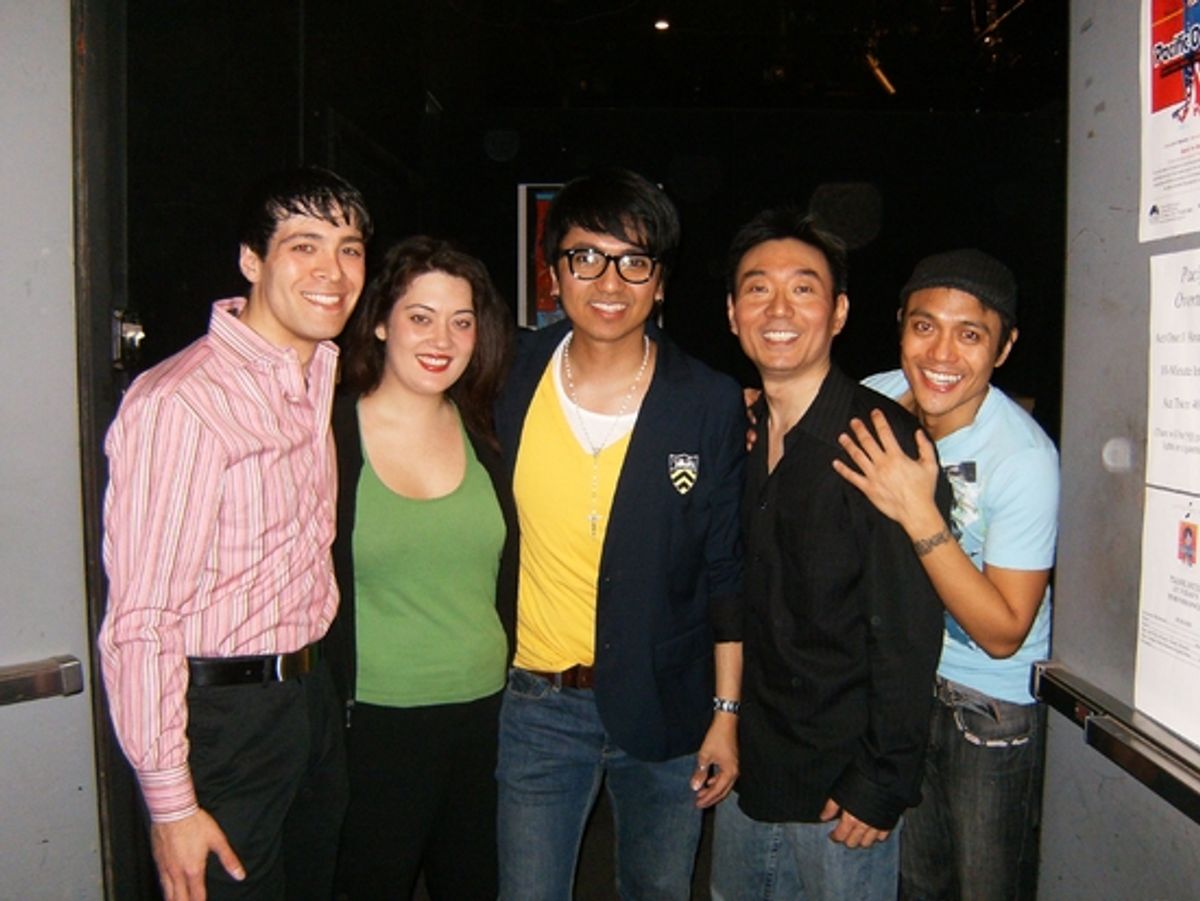 Kent Haina, Chelsea Dolinar-Hikawa, Adrian Fontanilla, Keith Uchima and Chip Payos at 