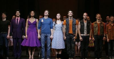 George Akram, Karen Olivo, Matt Cavenaugh, Josefina Scaglione, Cody Green, Curtis Hol Photo