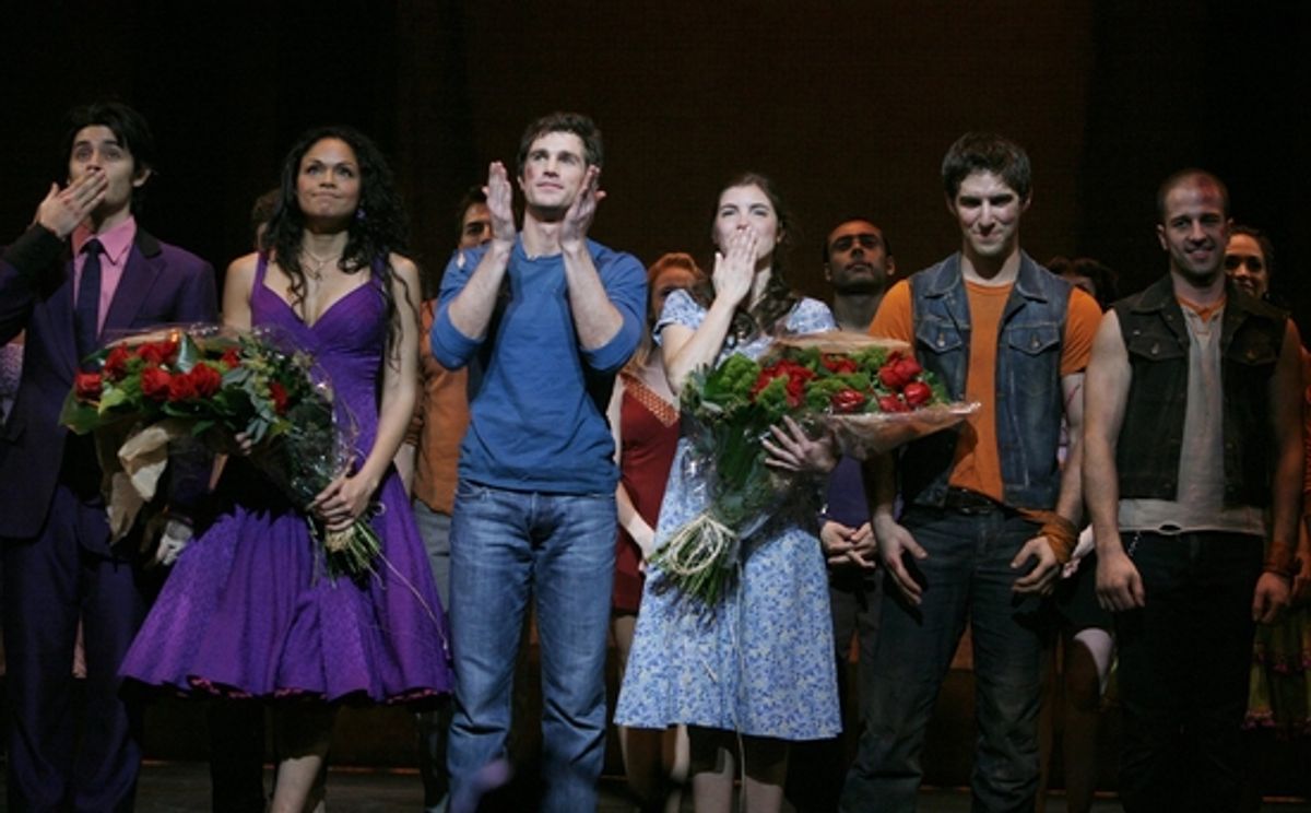 George Akram, Karen Olivo, Matt Cavenaugh, Josefina Scaglione, Cody Green and Curtis Holbrook at 
