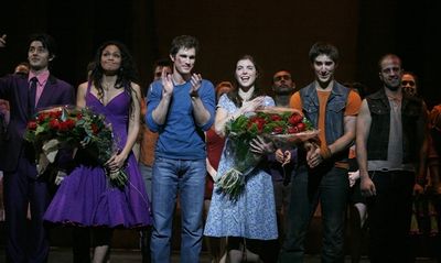 George Akram, Karen Olivo, Matt Cavenaugh, Josefina Scaglione, Cody Green and Curtis  Photo