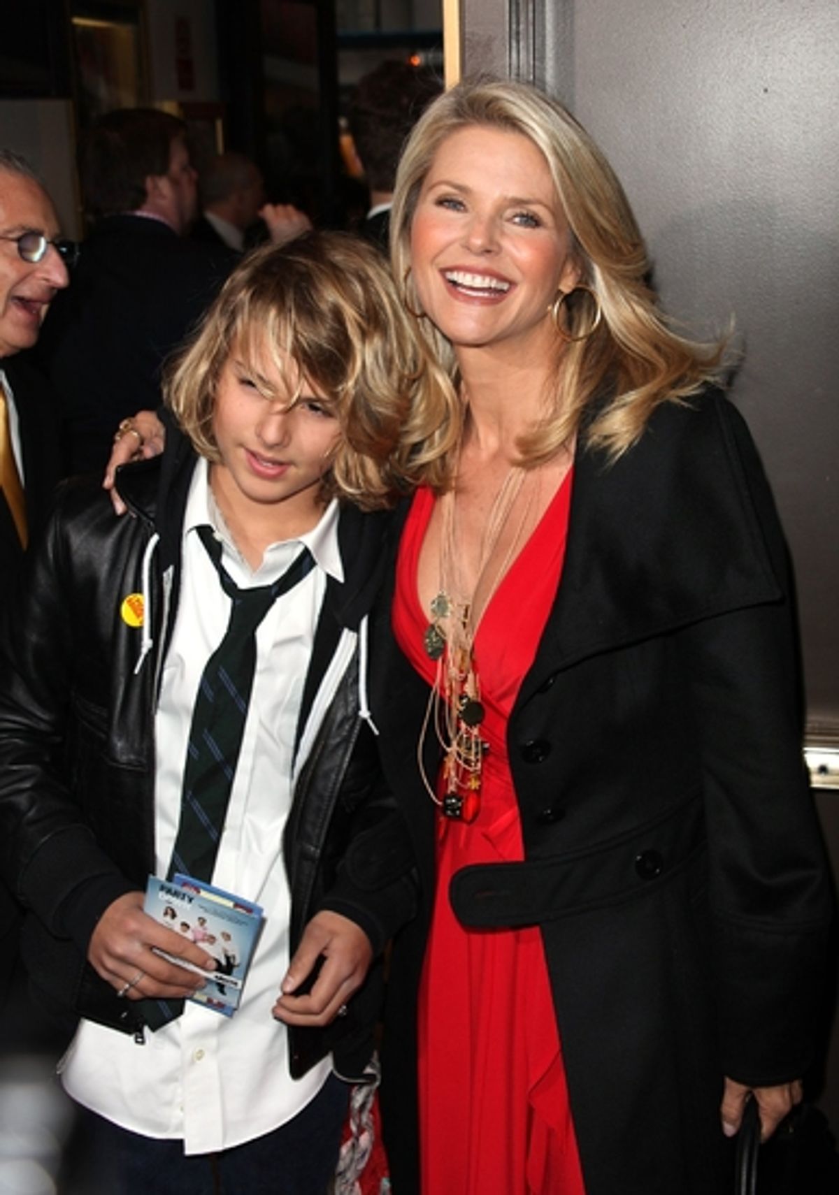 Jack Paris with mom Christie Brinkley at 