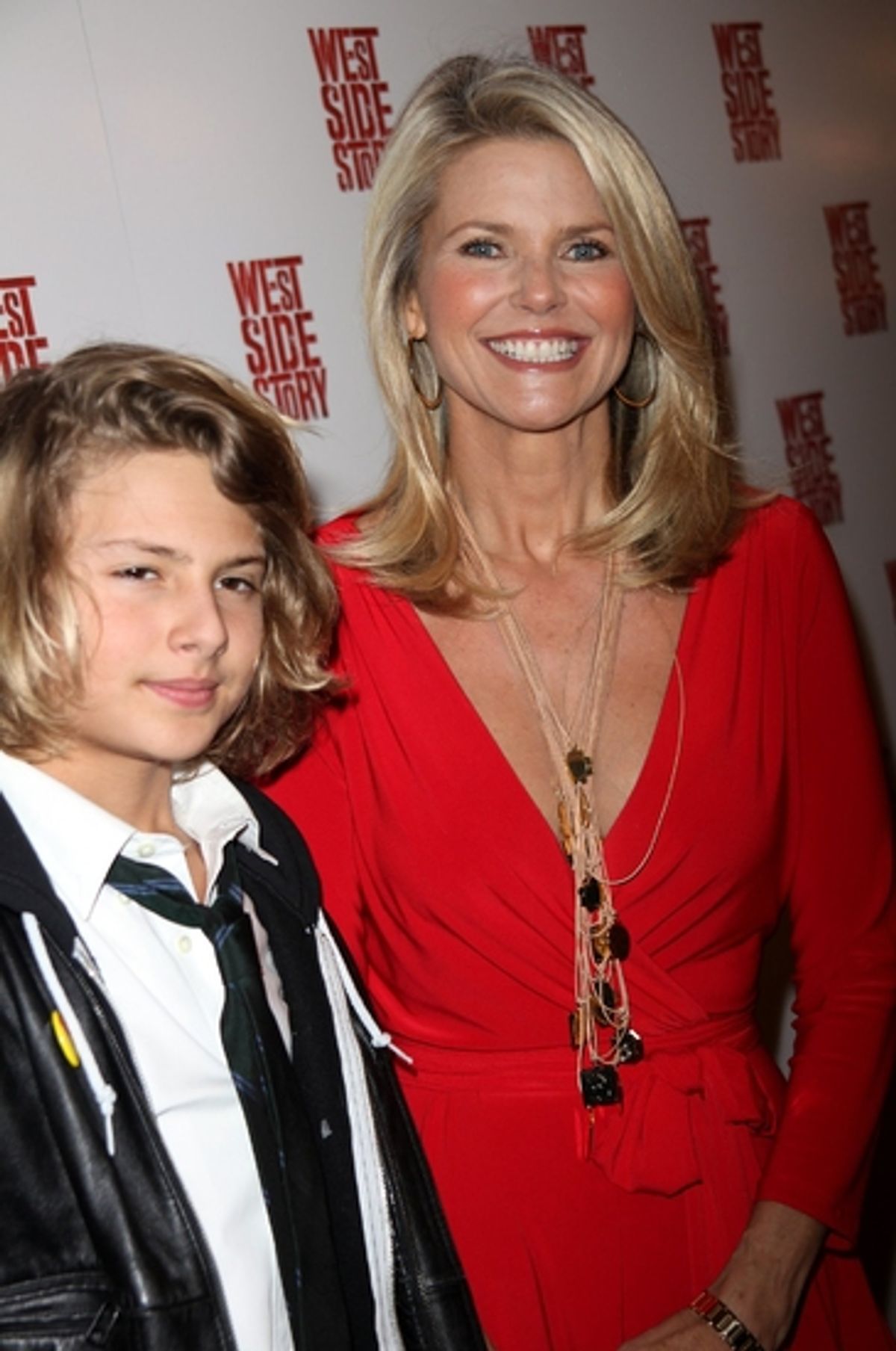 Jack Paris with mom Christie Brinkley at 