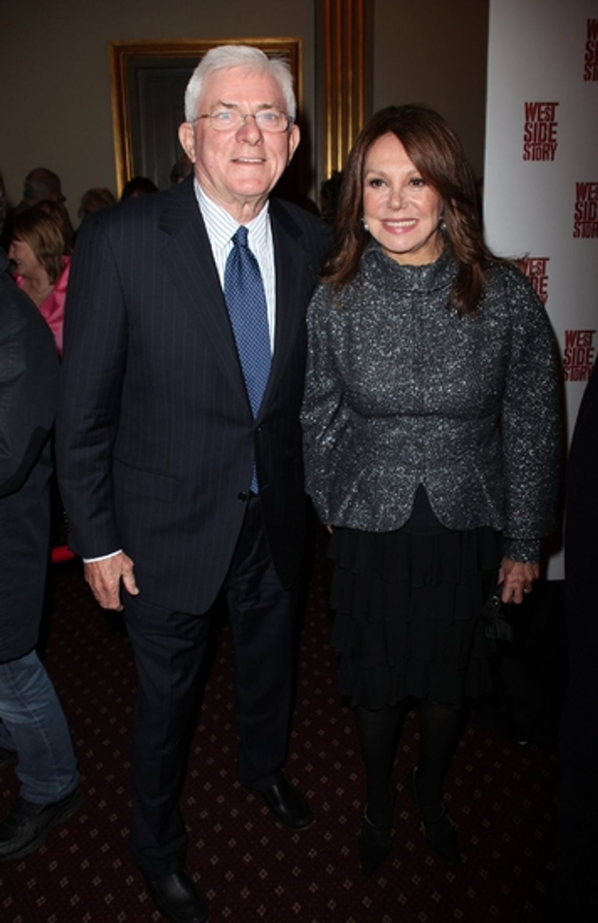 Phil Donahue and Marlo Thomas

 at 