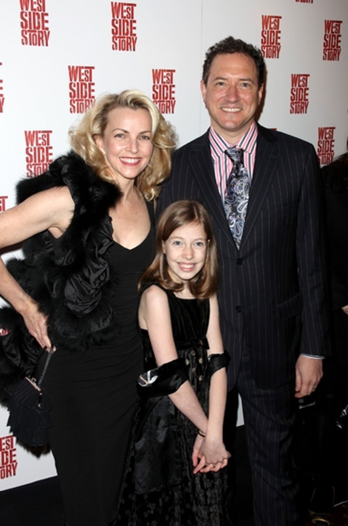 Lynette Perry-McCollum, Kevin McCollum with daughter

 at 