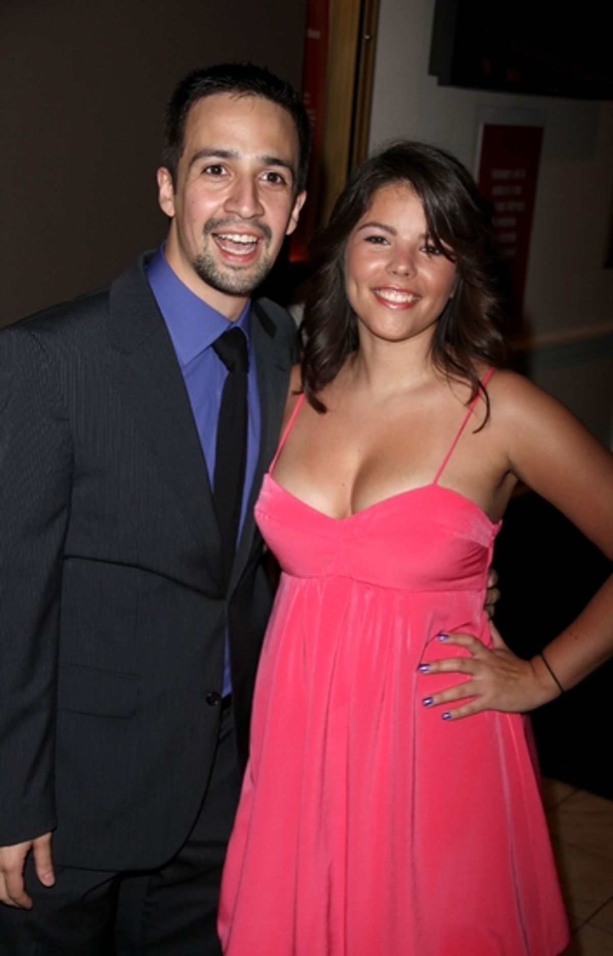 Lin-Manuel Miranda and Vanessa Nadal

 at 