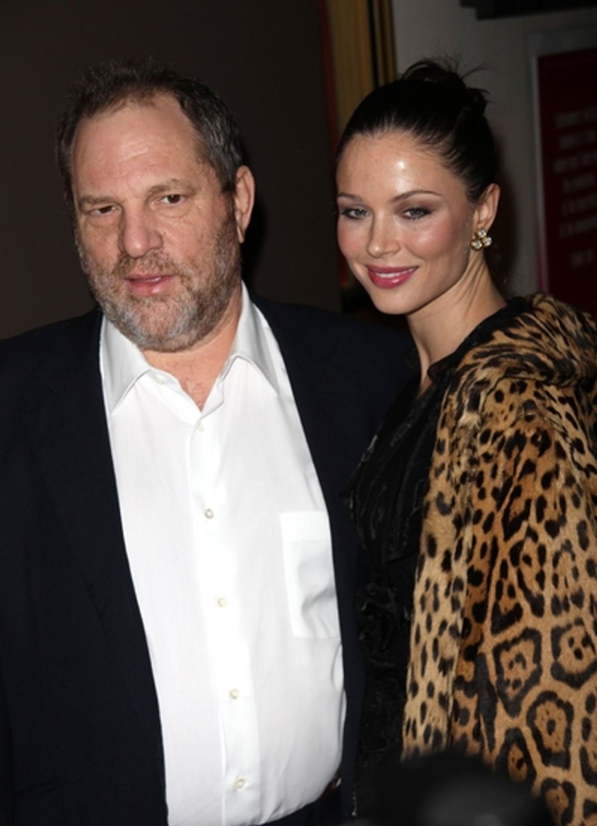 Harvey Weinstein and Georgina Chapman

 at 