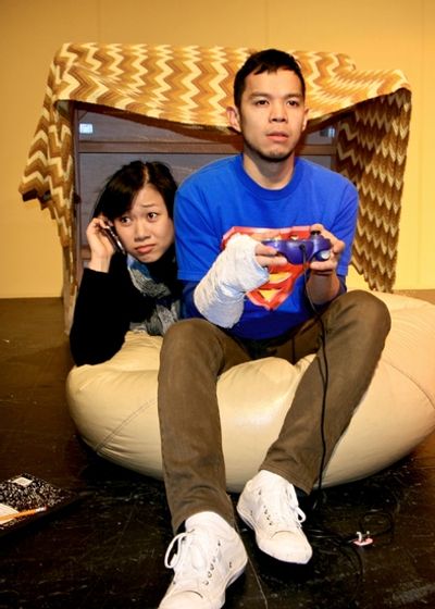 Angela Lin and Jon Norman Schneider  Photo