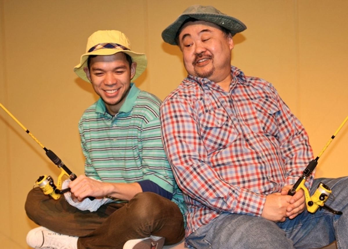 Jon Norman Schneider and Keone Young at 