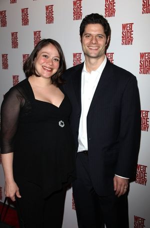 Tom Kitt with guest @ BroadwayWorld Tom Kitt with guest Photo