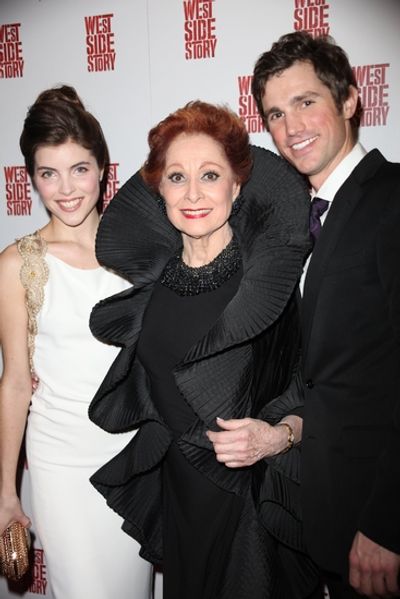 Josefina Scaglione, Carol Lawrence and Matt Cavenaugh Photo