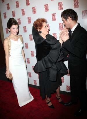 Josefina Scaglione, Carol Lawrence and Matt Cavenaugh Photo