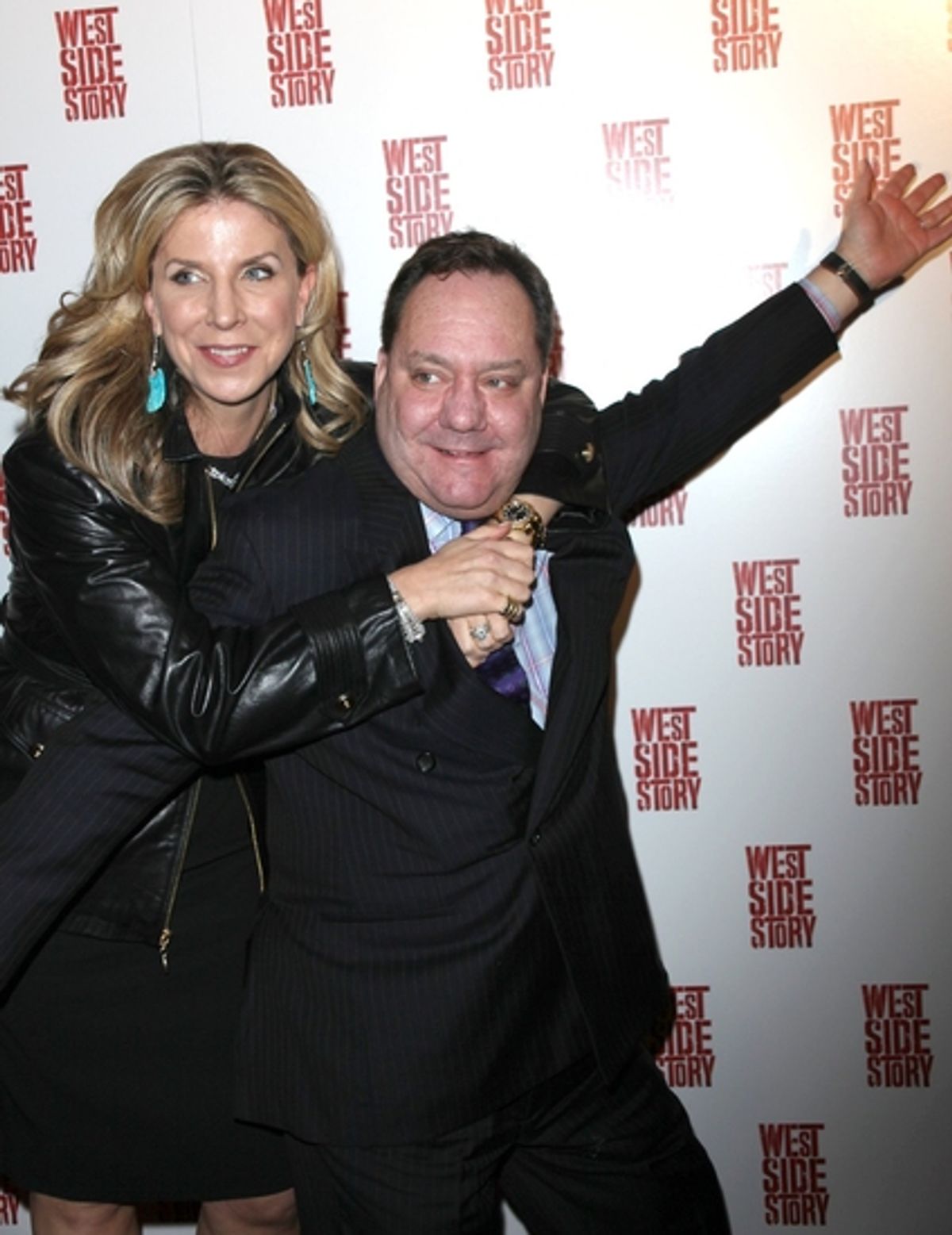 Margo MacNabb and James L. Nederlander
 at 