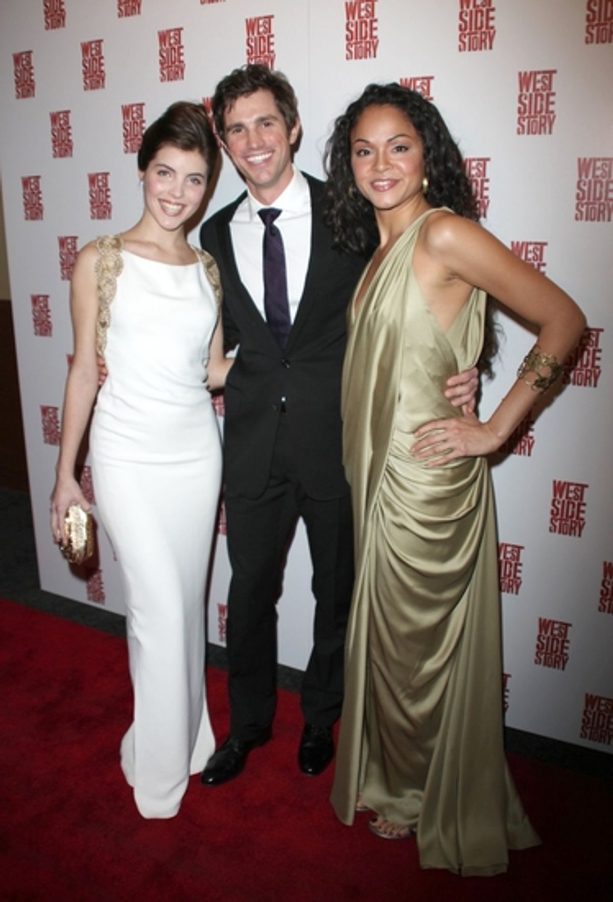 Josefina Scaglione, Matt Cavenaugh and Karen Olivo at 